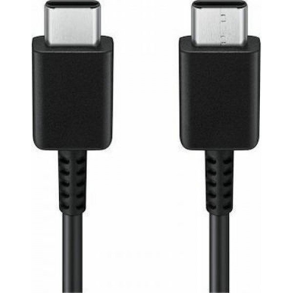 Samsung USB 2.0 Cable USB-C male - USB-C male Μαύρο 1m (EP-DG977BBE)